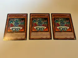 3X Orichalcos Shunoros - GLD4-EN029 - Yugioh Yu Gi Oh! 3 Playset Limited - Image 1