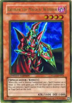 Breaker the Magical Warrior - GLD1-EN014 - Gold Rare - Limited Edition NM Yugioh - Image 1