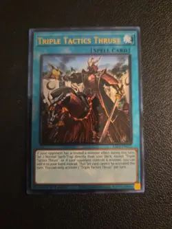 Triple Tactics Thrust (PUR) RA03-EN072 Quarter Century Bonanza 1st Edition - Image 1