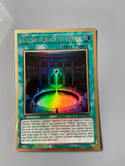 Eldlixir of Black Awakening - Premium Gold Rare 1st Edition MGED-EN049 Yugioh - Image 1