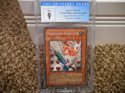 Yu-Gi-Oh Injection Fairy Lily cgc 9 MINT Legacy of Darkness LOD-100 1st Edition - Image 1
