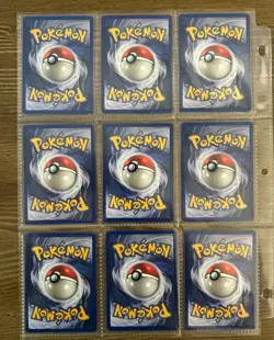 1999 Pokemon TCG Complete Base Unlimited Common & Uncommon Card Set LP - Image 2