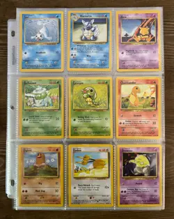 1999 Pokemon TCG Complete Base Unlimited Common & Uncommon Card Set LP - Image 5