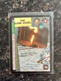 The X-Files Collectible Card Game CCG , Promo Card, Dark Angel 1997 , Adversary - Image 1