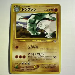 Donphan Pokemon Card Neo Genesis Japanese No. 232 Regular Unlimited Rare - Image 1