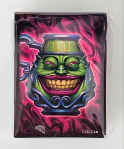 Yu-Gi-Oh Official Pot of Greed Card Sleeves 100ct Protector Pack Japan Neuron - Image 1