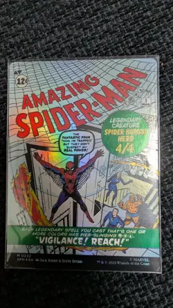 MTG Spider Man Peter Parker foil No.PM843 - Image 2