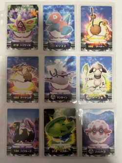 Pokemon Card Bandai Zukan Carddass 50 Card Lot Japanese - Image 5