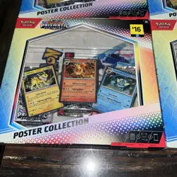 4 NEW Sealed Pokemon TCG S&V Prismatic Evolutions Poster Collection DG - Image 2