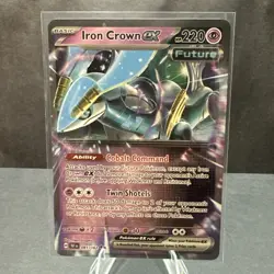 Iron Crown ex 081/162 SV05 Temporal Forces Pokemon TCG Holo Double Rare NM - Image 1