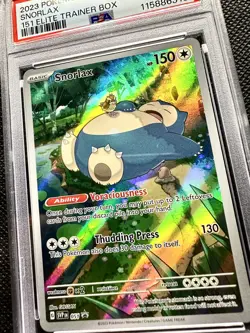2023 pokemon SVP EN Snorlax NM-MT psa8 151 elite trainer box - Image 2