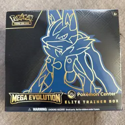 Pokemon Center ETB Mega Evolution Lucario Elite Trainer Box - Image 1