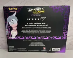 Pokemon TCG Champions Path Collection HATTERENCE V Factory Sealed Booster Packs - Image 2
