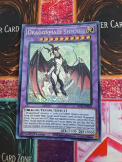 Yugioh Dragonmaid Sheou MP21-EN065 Prismatic Secret Rare 1st Edition Near Mint - Image 1