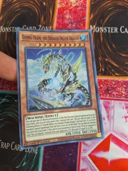 Yugioh Gizmek Okami, the Dreaded Deluge Dragon MP21-EN121 Super 1st Edition NM - Image 2
