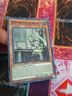 Yugioh Adamancipator Analyzer MP21-EN226 Super Rare 1st Edition Near Mint - Image 2