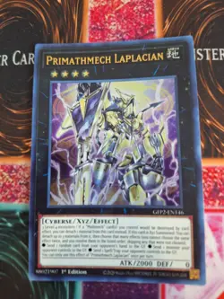 Yugioh Primathmech Laplacian GFP2-EN146 Ultra Rare 1st Edition Near Mint - Image 1