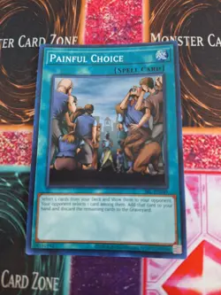 Yugioh Painful Choice SRL-EN049 Super Rare Unlimited Near Mint - Image 1