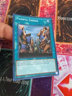 Yugioh Painful Choice SRL-EN049 Super Rare Unlimited Near Mint - Image 2
