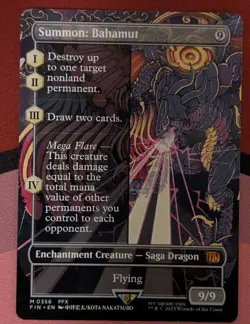 Summon: Bahamut (Borderless) Final Fantasy Regular - Image 1