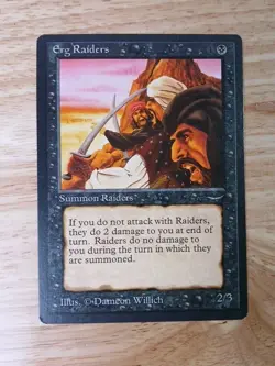 MtG Arabian Nights Erg Raiders - Light (C3) NM - Image 1