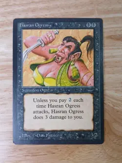 MTG Arabian Nights Hasran Ogress - Light (C3) NM - Image 1