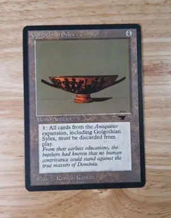 MTG Golgothian Sylex Antiquities NM - Image 1