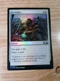 MTG FOIL Revitalize Core Set 2019 M19 LP - Image 1