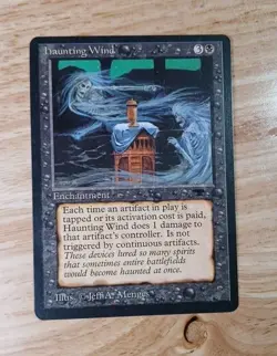 MTG Haunting Wind Antiquities NM - Image 1