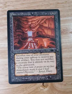 MTG Gate to Phyrexia Antiquities NM - Image 1
