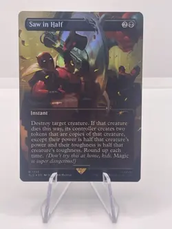 MTG SLD Marvel Deadpool Saw in Half FOIL Unplayed NM - Image 1