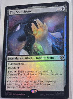 FOIL MTG Marvel's Spider-Man THE SOUL STONE Legendary Artifact Infinity Stone - Image 4