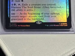 FOIL MTG Marvel's Spider-Man THE SOUL STONE Legendary Artifact Infinity Stone - Image 5
