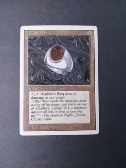 MTG Revised Edition "Aladdin's Ring" NM - Image 1