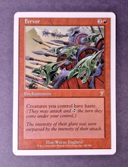 MTG Fervor 7th Edition NM - Image 1