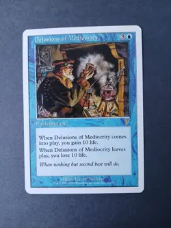 MTG Delusions of Mediocrity 7th NM - Image 1