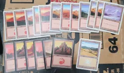 Magic the Gathering Mountain Cards 18 In Great Condition And 1 Plains Card - Image 1