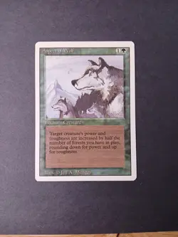 MTG Aspect of Wolf Revised Edition. NM - Image 1