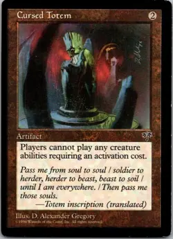Cursed Totem Mirage MTG MP - Image 1