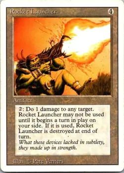 Rocket Launcher Revised MTG LP - Image 1