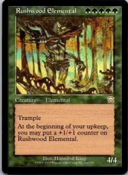 Rushwood Elemental Mercadian Masques MTG MP - Image 1