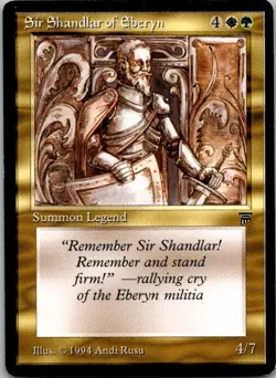 Sir Shandlar of Eberyn Legends MTG LP - Image 1
