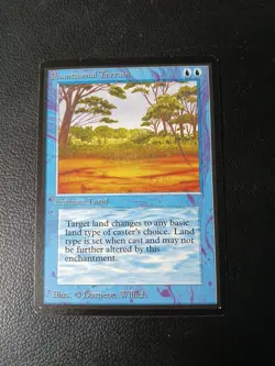 Phantasmal Terrain - Beta MTG NM - Image 1