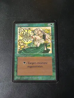 MtG Beta Regeneration NM - Image 1