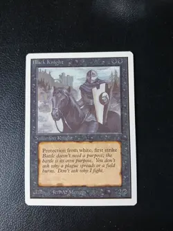 Black Knight Unlimited NM MTG - Image 1
