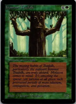 Ironroot Treefolk - Beta - MTG NM - Image 1