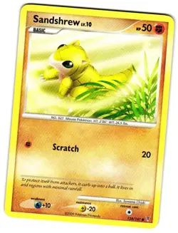 Pokemon Supreme Victors Sandshrew #124 Common Lightly played - Image 1