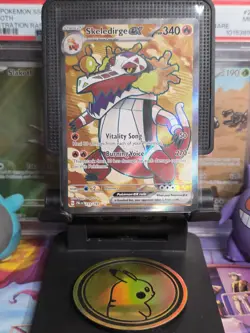 Pokemon Skeledirge EX TCG Scarlet & Violet Paldea Evolved Holo Card 233/193 - Image 1