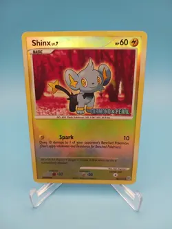 Pokemon Shinx HP 098/130 Burger King Promo Reverse Holo Diamond & Pearl Stamped - Image 1