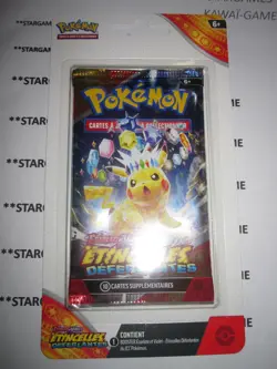 POKEMON 4 BOOSTER ETINCELLES DEFERLANTES ARTSET ECARLATE SOUS BLISTER FRANCAIS - Image 5